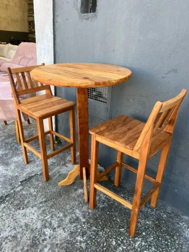 Bistrô com 2 Banquetas de Demolição NOVO FRETE GRÁTIS
