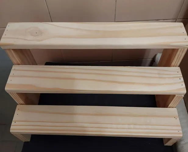 Escadinha para colocar docinhos e lembrancinhas