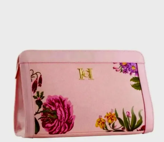 bolsa clutch florida carolina herrera - nova