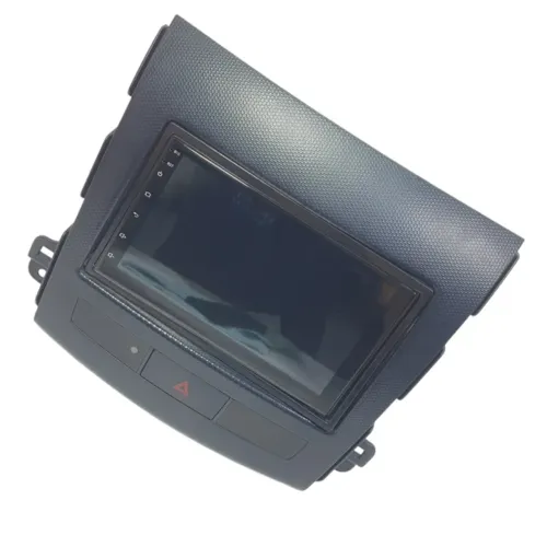 Moldura do rádio com rádio Mitsubishi Outlander GT 07 a 12