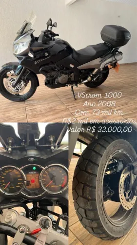  Vstrom 1000 moto muito conservada 