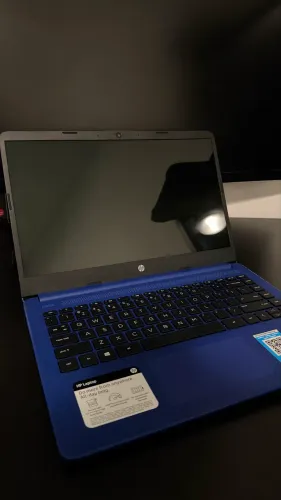 Notebook HP 14-dq0005dx Novo, com Case