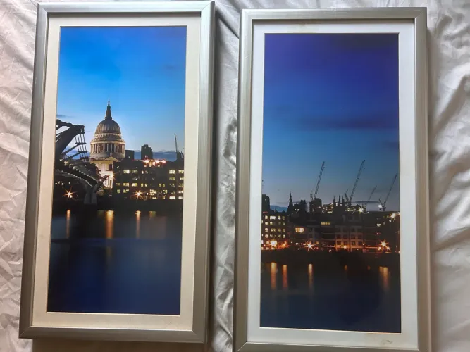 Conjunto de Quadros Decorativos - Paisagem Urbana 