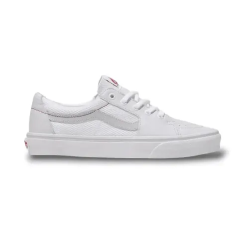 Tênis Vans Sk8 Low Retro Skate White Red Unissex.