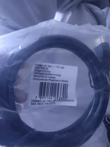 Cabo HDMI Novinho lacrado