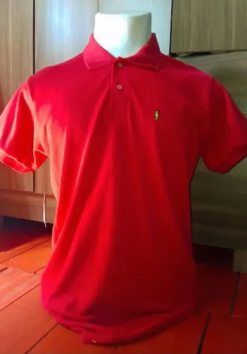 Camisa polo vermelha 