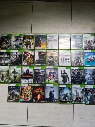 Jogos de Xbox 360 originais com capa e manual baratinhos.