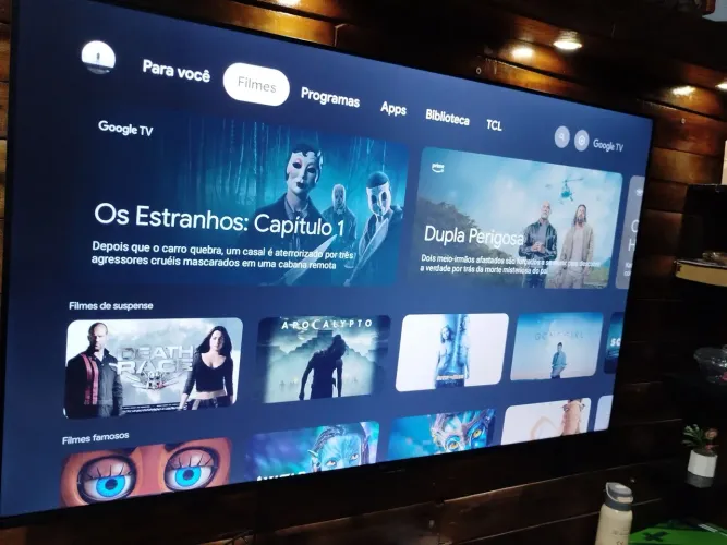 Smart tv TCL Qled 55 polegadas 4k 