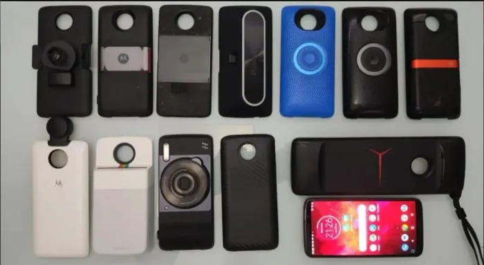 Coleção completa Motorola Z3 play com snaps 