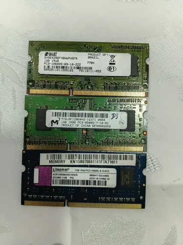 Memória RAM 1gb ddr3 notebook preço unitário 