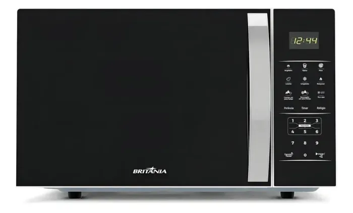 Micro-ondas Britânia 25 Litros Preto 1100w Bmo28