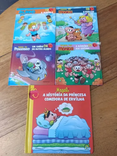 LIVRINHOS TURMA DA MÔNICA MCDONALD'S. ANJINHO, PENADINHO, MAGALI, CHICO BENTO. RARIDADES