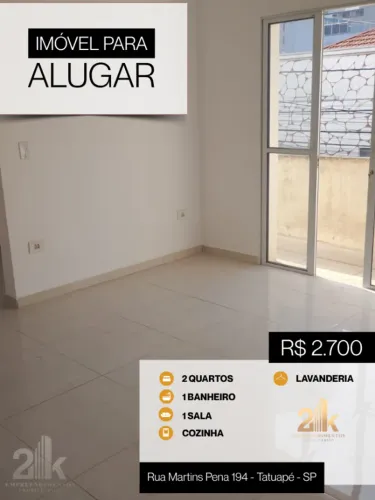 Casa disponível para locação no Tatuapé