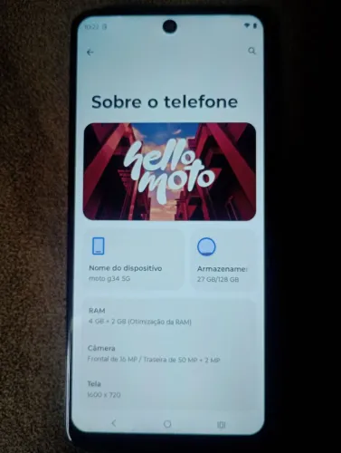 Vende-se Celular Moto G34