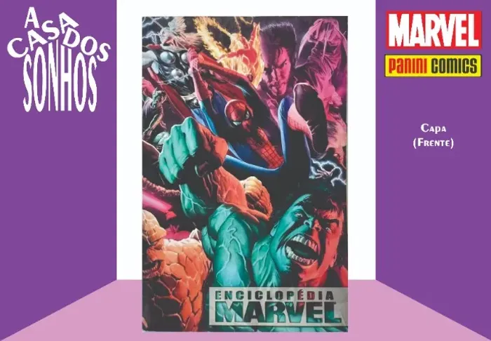 Enciclopédia Marvel - Panini Comics + Brinde Pôsters