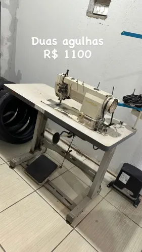 Máquina de Costura Duas Agulhas