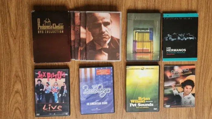 DVDs variados - música e cinema