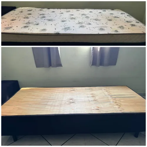 Cama box solteiro com colchão