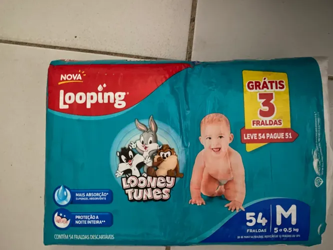 Fralda looney tunes M