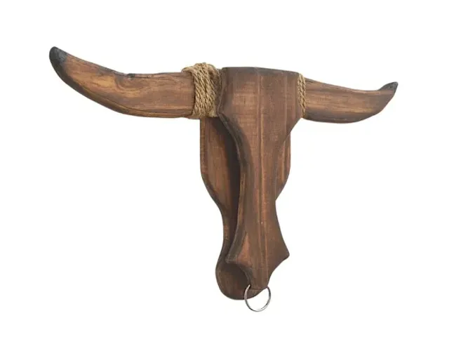 Cabeça de Boii Madeira Rústica
