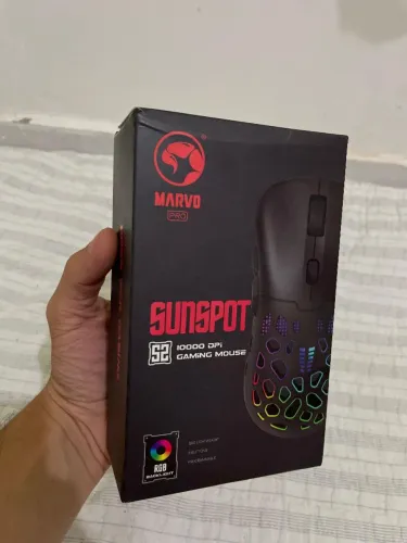 Mouse Marco SUNSPOT RGB 10.000DPI 6 botões