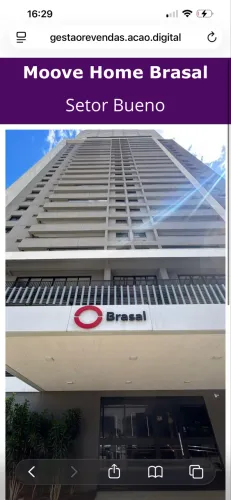 Moove Home Brasal, 69m2, 2 quartos, 1 suíte, 1 vaga, Setor Bueno, Goias.
