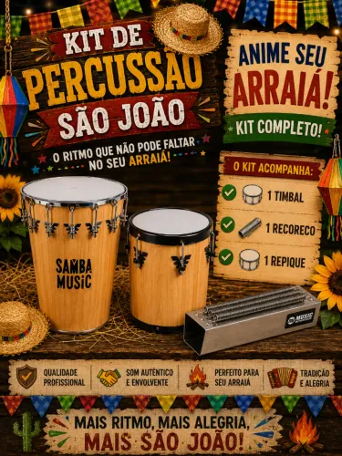 KIT TIMBAL 90X14+RECO RECO+REPIQUE