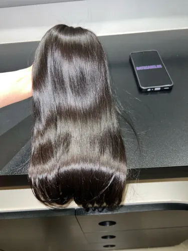 Cabelo virgem extra-fino brasileiro do Sul
