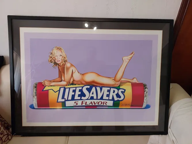 Quadro Serigrafia MEL RAMOS assinado e com Certificado 