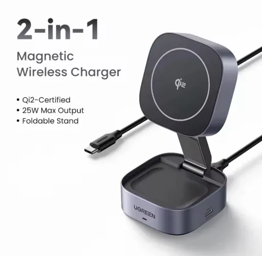 Ugreen carregador sem fio 3 em 1