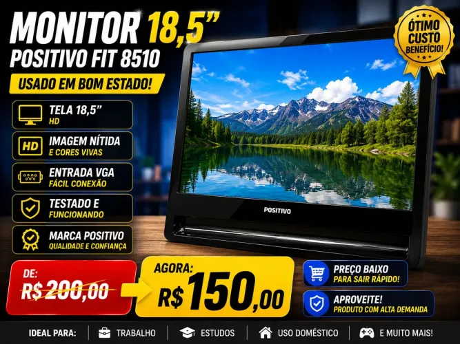 Monitor 18.5 Positivo