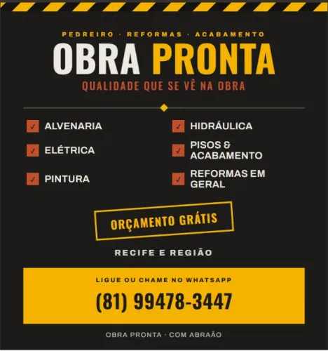 Serviços de reformas em geral ,pedreiro ,encanador ,elétricista ,pintura 