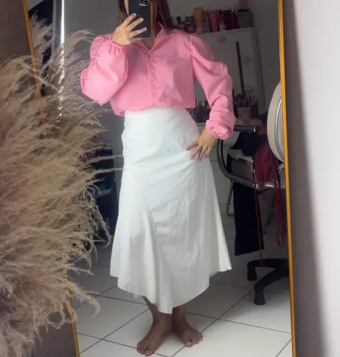 Blusa social NOVA NUNCA USADA TAM P/M