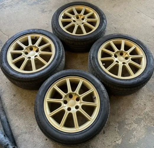 Rodas enkei 17 subaru sti c/ pneus