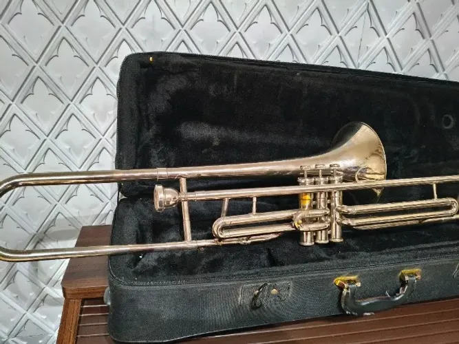 Trombone De Pistos Weril Sib Rex 2 Longo Niquelado Nacional