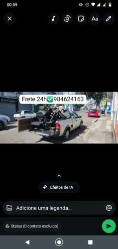 Vendo cargas transporte frete