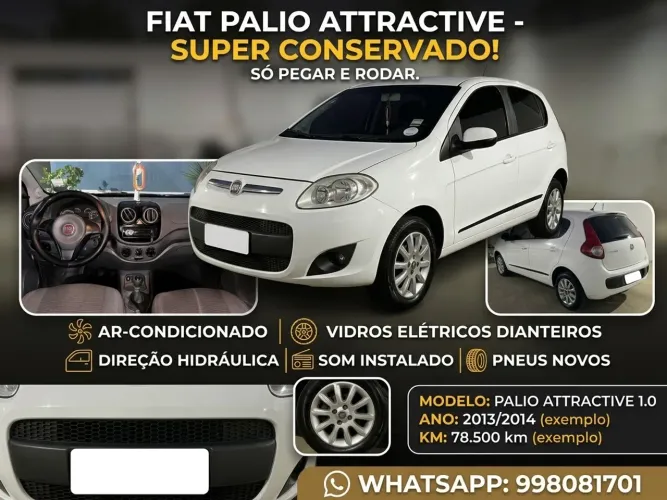 Fiat Palio Attractive 1.0 EVO Fire Flex 8V 5P 2014