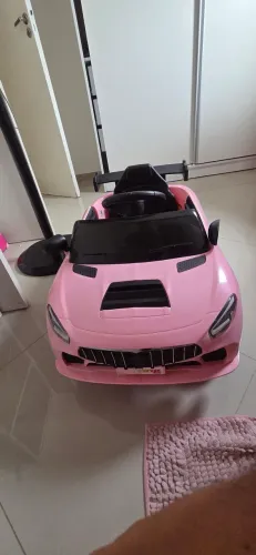 Carrinho Eletrico Infantil Rosa 12V - British Blush