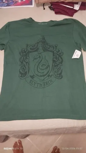 Camisa Sonserina Harry Potter