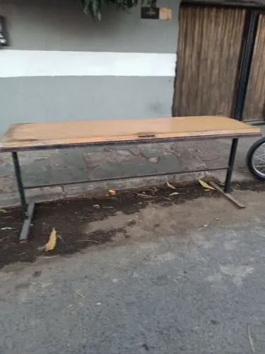 Mesa Bancada Estilo Industrial 2 Metros - Madeira Maciça entrega grátis