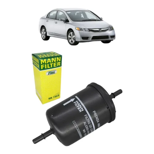 Filtro de combustível Honda New civic 07/11