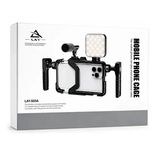 Estabilizador Cage Gaiola para Celular   LAY-S03A