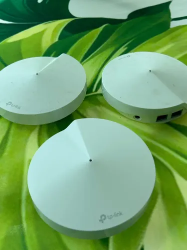 TP-Link Roteador Wi-Fi Mesh Deco M5 Dual-Band AC1300, com 3 unidades