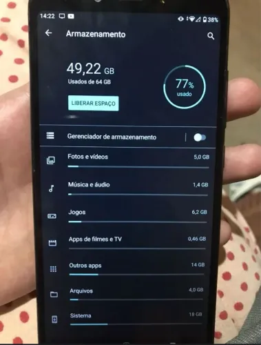 Celular novinho 64 gb - todo original 