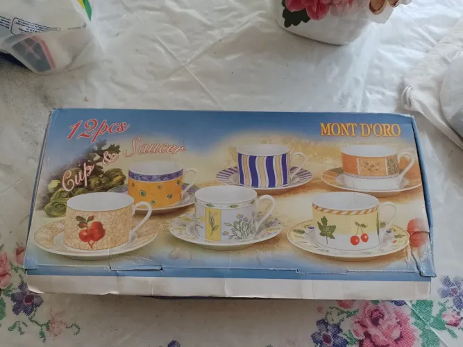 Jogo de xícaras de chá ou café