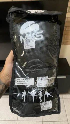 Luva de boxe mks + bandagem elástica (embalada nunca usada) em perfeito estado
