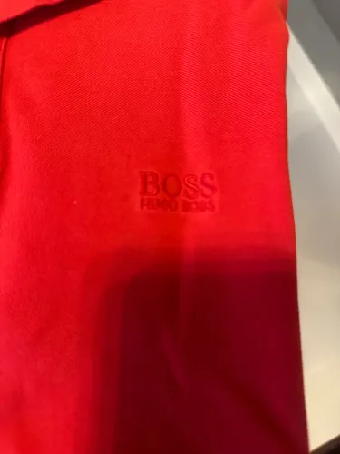 Camisa Hugo Boss, algodão Pima.