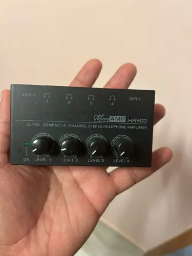 Amplificador de Fones HA400 MicroAMP - 4 Canais