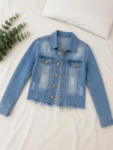 jaqueta jeans feminina