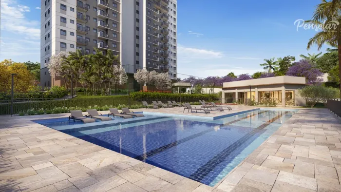 Indaiatuba - Apartamento na planta 2 Quartos Vaga Varanda Gourmet Lazer Completo